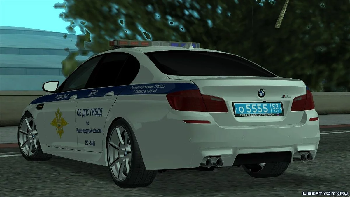 BMW M5 F10 Traffic Police of the State Traffic Safety Inspectorate / GTA San Andreas