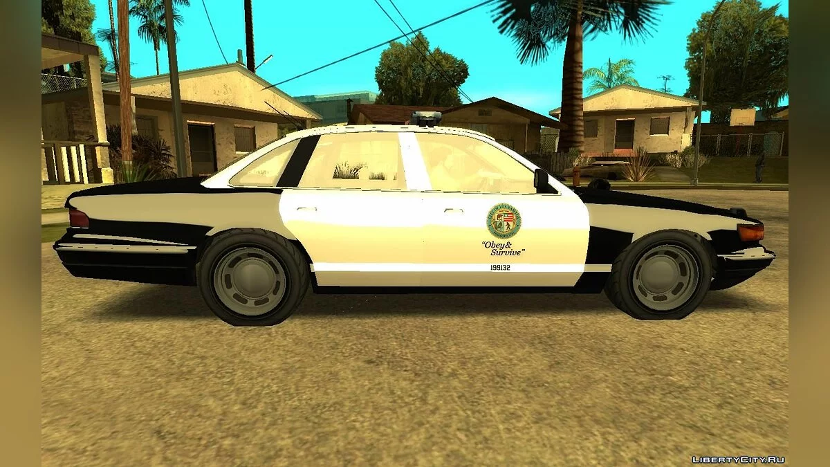 GTA 5-ar Vapid Stanier I 警车 / GTA San Andreas