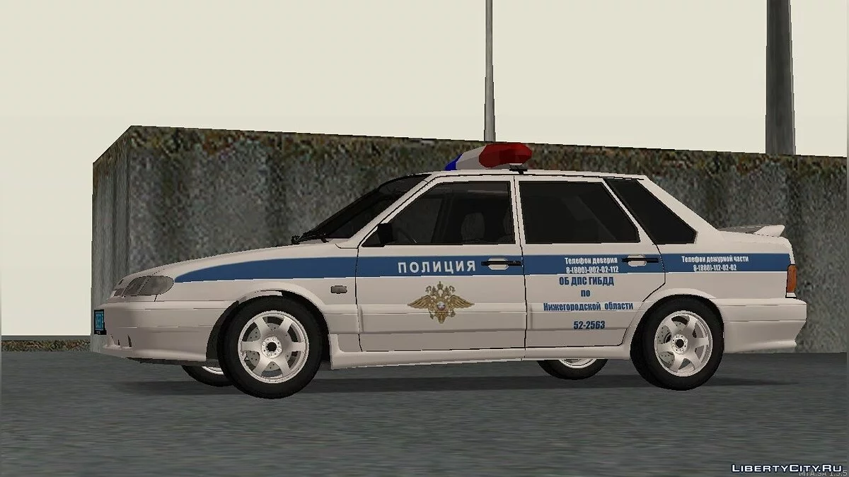 Lada 2115 Separate Battalion of the Traffic Police / GTA San Andreas