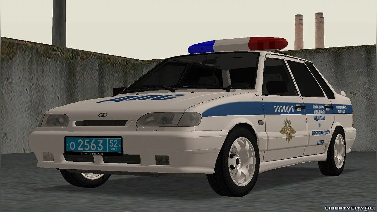 Lada 2115 Separate Battalion of the Traffic Police / GTA San Andreas