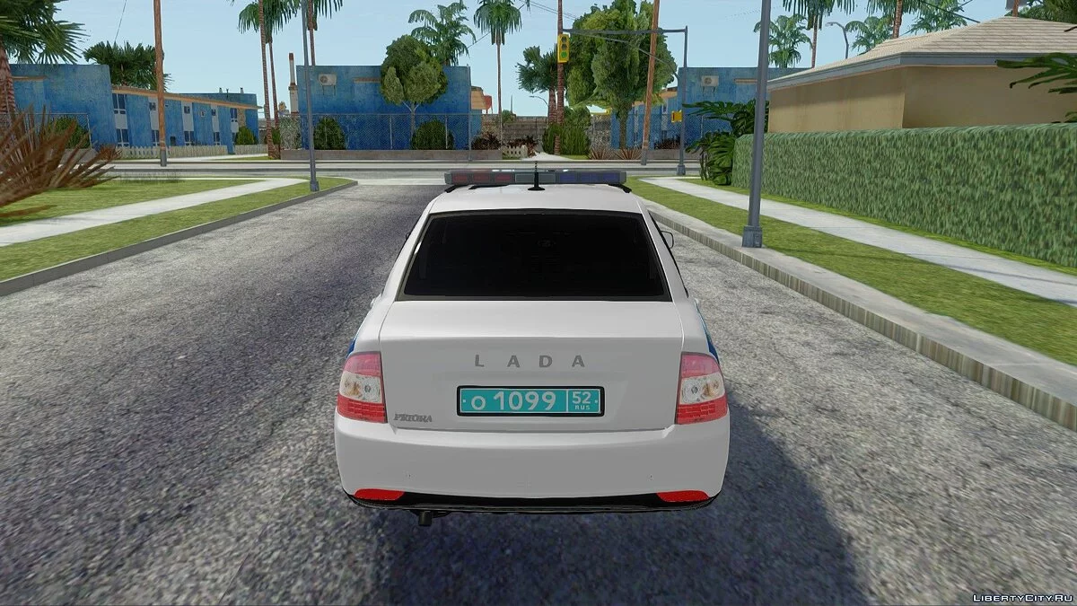 Lada 2170 da Polícia / GTA San Andreas