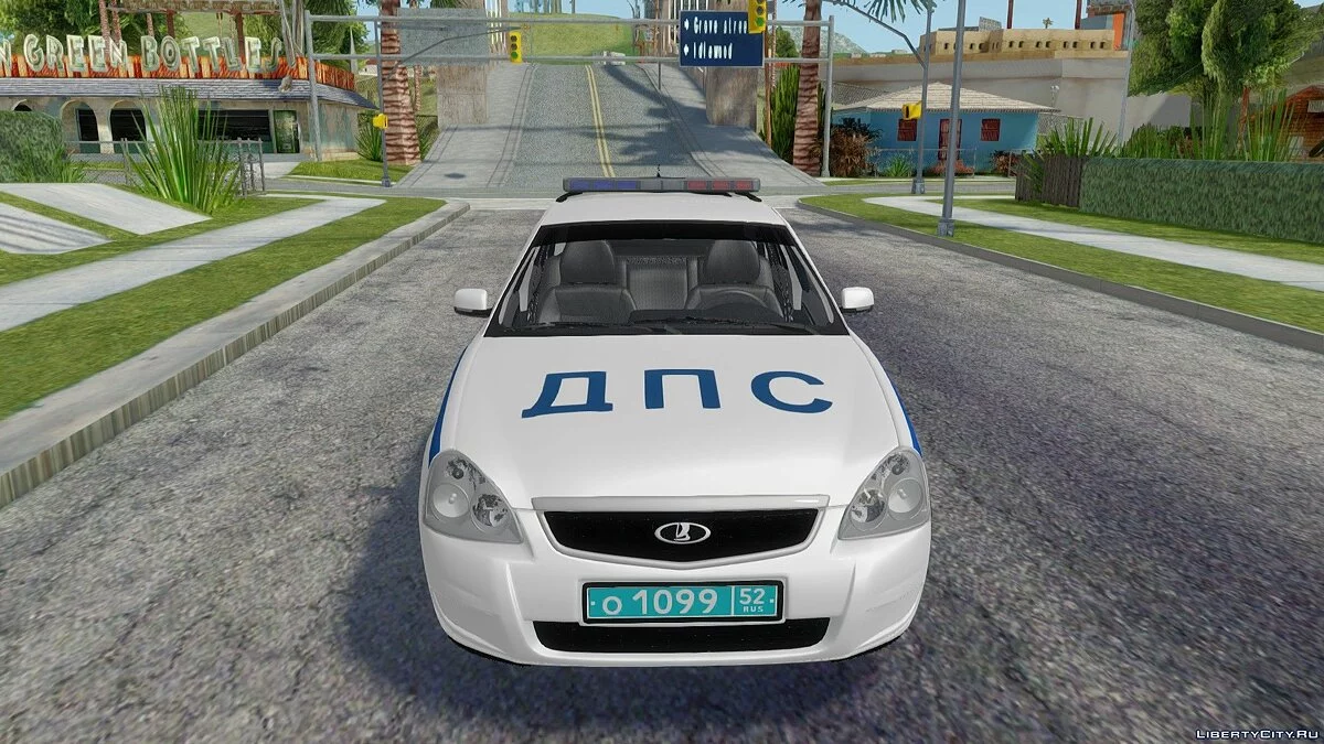 Lada 2170 da Polícia / GTA San Andreas