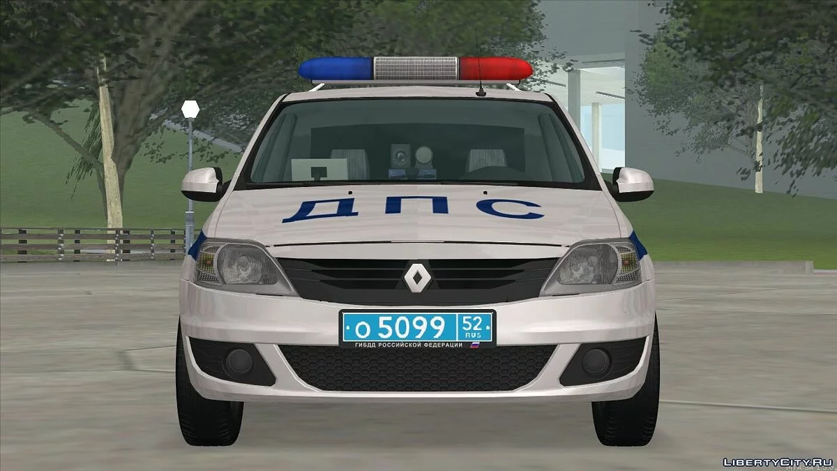 Renault Logan Traffic Police of the State Traffic Safety Inspectorate / GTA San Andreas