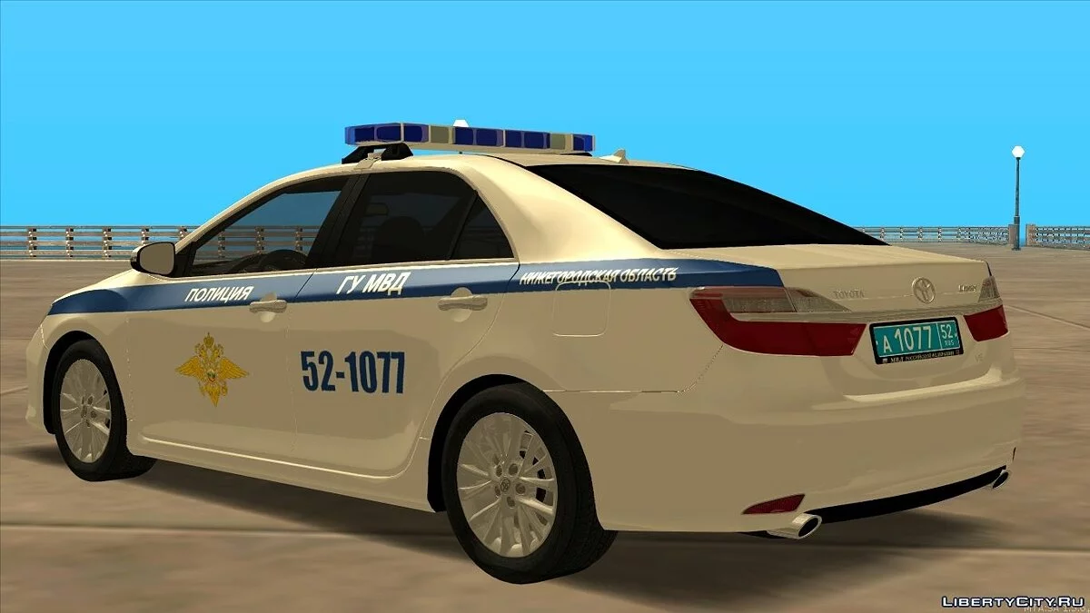 Toyota Camry 2015 Рестайлінг ГУ МВС / GTA San Andreas