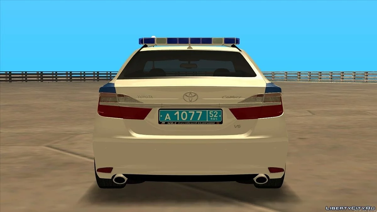 Toyota Camry 2015 Рестайлінг ГУ МВС / GTA San Andreas