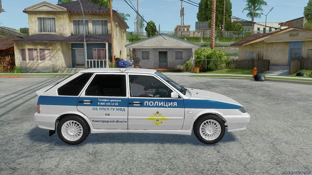 VAZ 2114 OB PPS GU MVD / جي تي إيه سان أندرياس