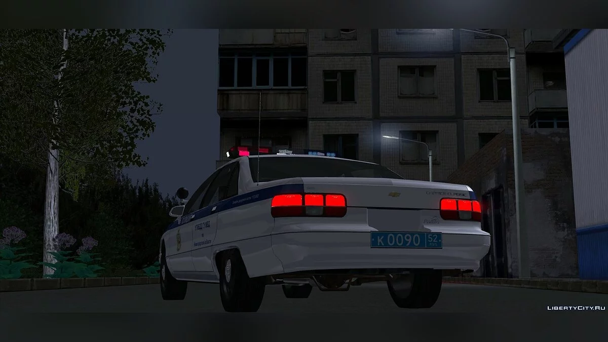 CHEVROLET Caprice у кольоровій схемі «ДПС» / GTA San Andreas