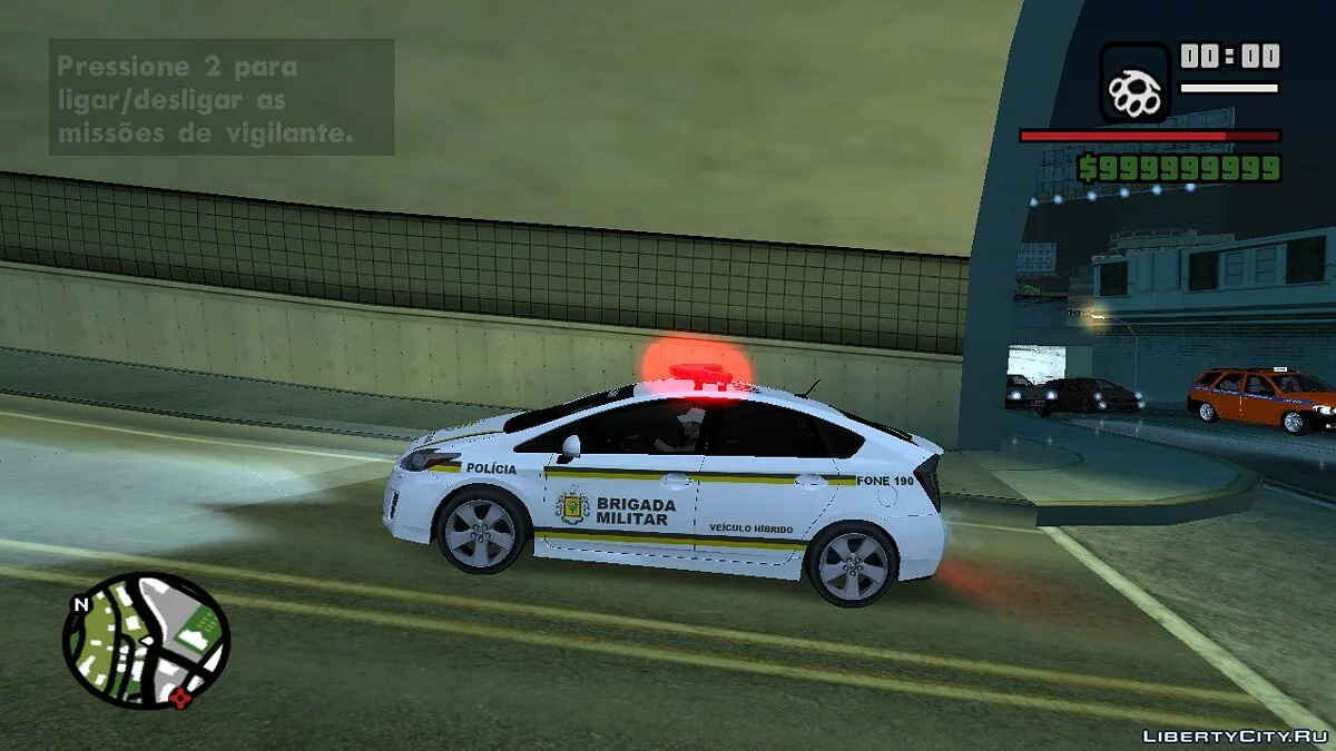 Toyota Prius Hibrido BM - Поліція / GTA San Andreas