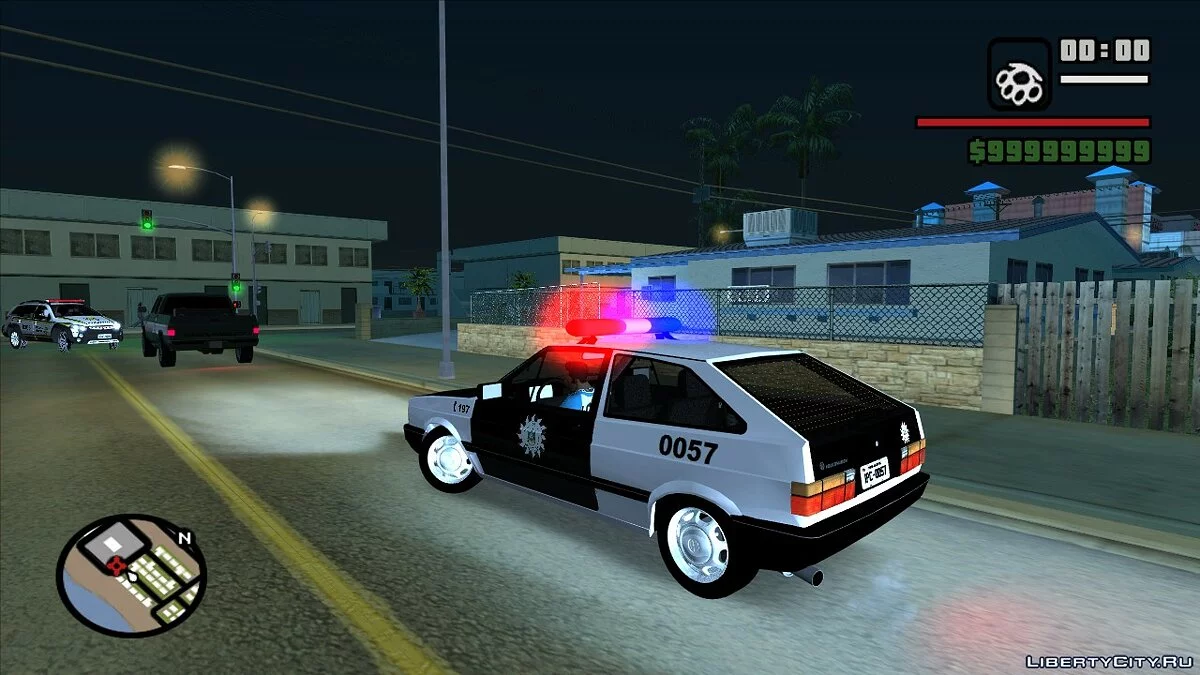 Volkswagen Gol 1989 - Поліція / GTA San Andreas