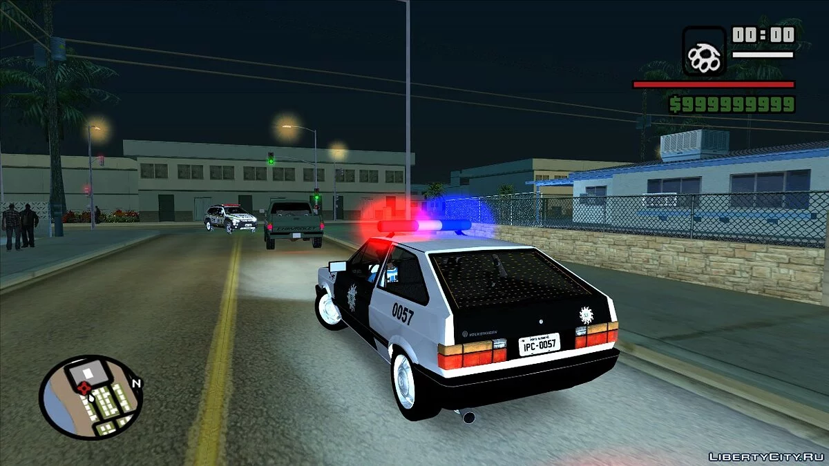Volkswagen Gol 1989 - Поліція / GTA San Andreas
