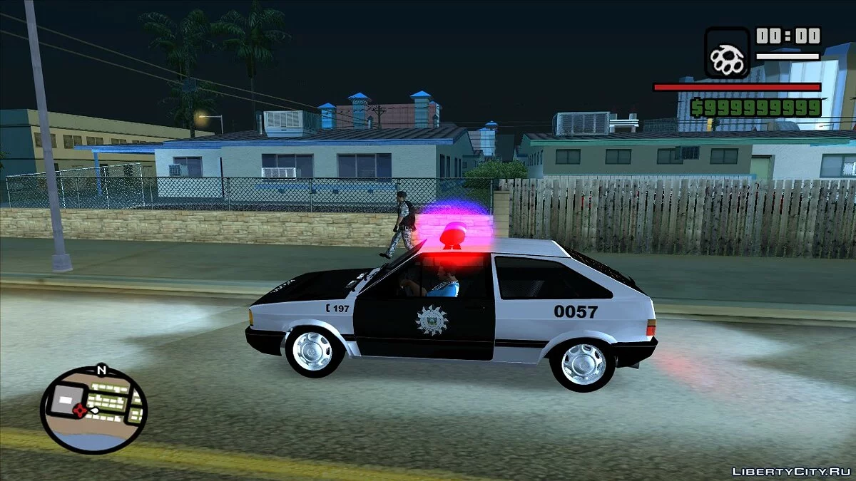 Volkswagen Gol 1989 - Поліція / GTA San Andreas