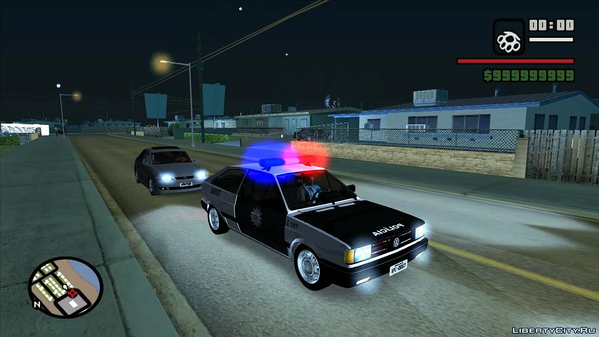 Volkswagen Gol 1989 - Поліція / GTA San Andreas