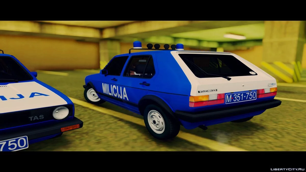 Volkswagen Golf Mk1 TAS Militia [Yugoslavia] / GTA San Andreas