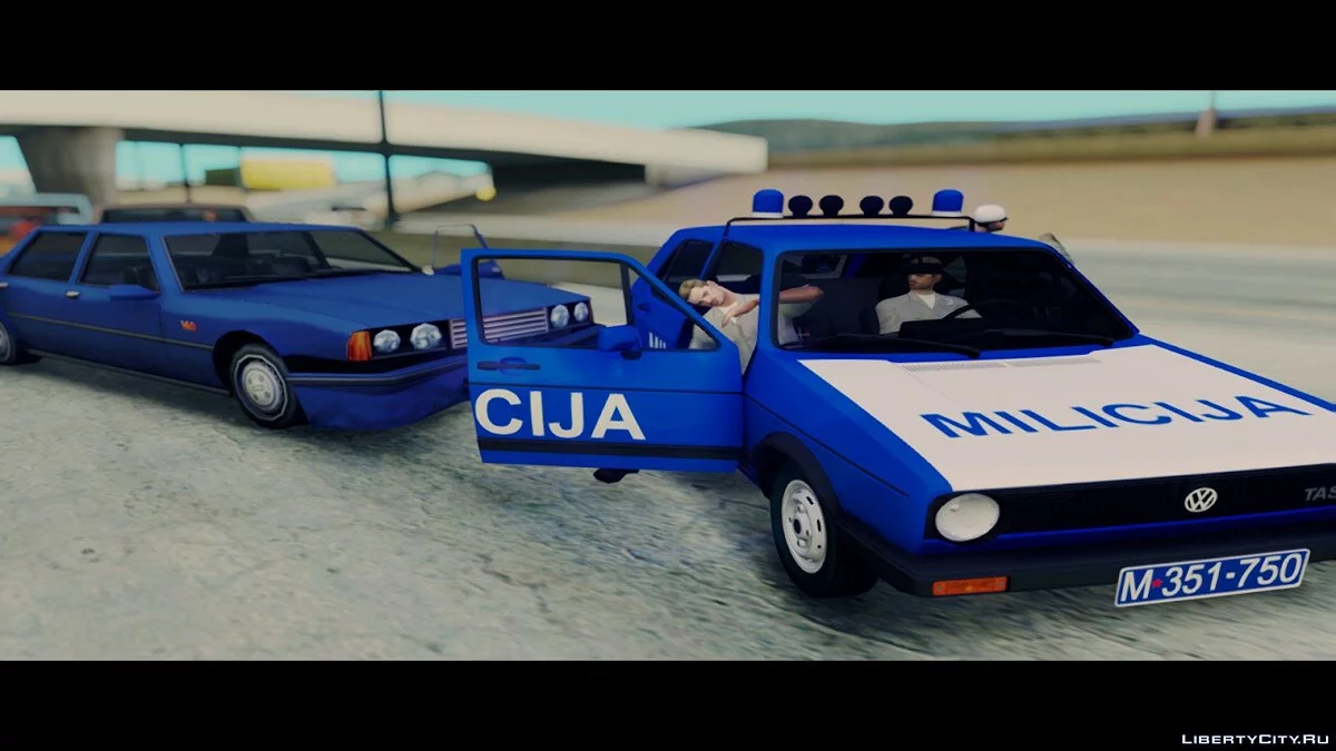 Volkswagen Golf Mk1 TAS Militia [Yugoslavia] / GTA San Andreas