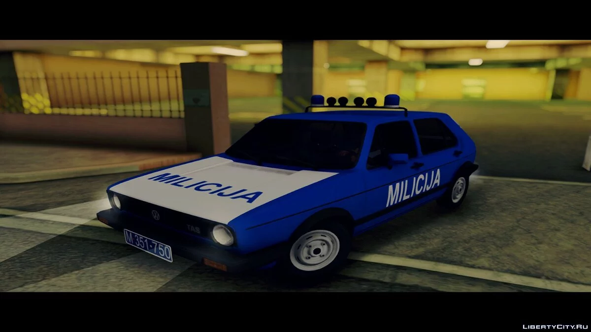 Volkswagen Golf Mk1 TAS Militia [Yugoslavia] / GTA San Andreas
