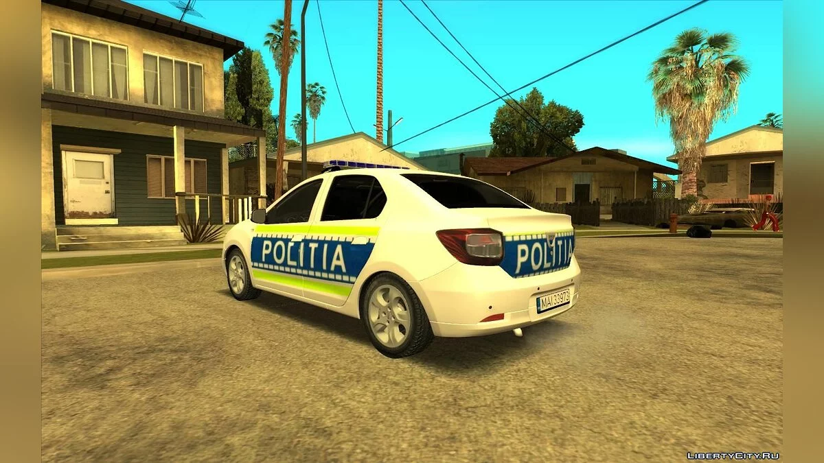 Dacia Logan Police Livery 2020 VC&SA / GTA San Andreas