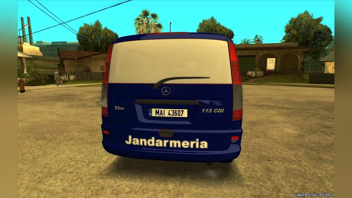 Mercedes-Benz Vito - Romanian Gendarmerie / GTA San Andreas