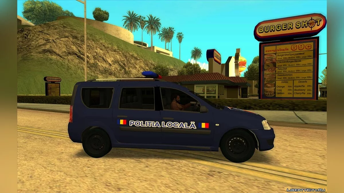 2010 Dacia Logan MCV Politia Locala / GTA San Andreas