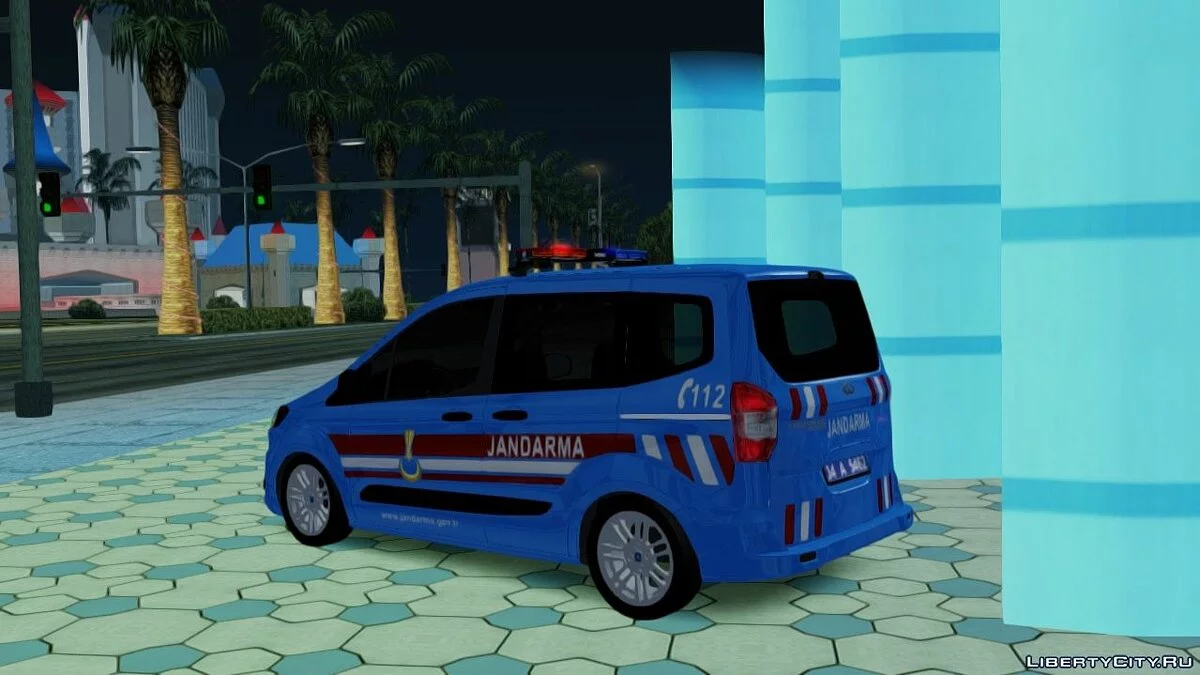 Ford Tourneo Courier Jandarma Asayis & Gendarme / GTA San Andreas