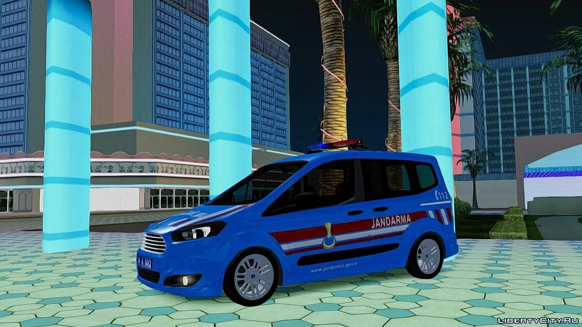 Ford Tourneo Courier Jandarma Asayis & Gendarme / GTA San Andreas