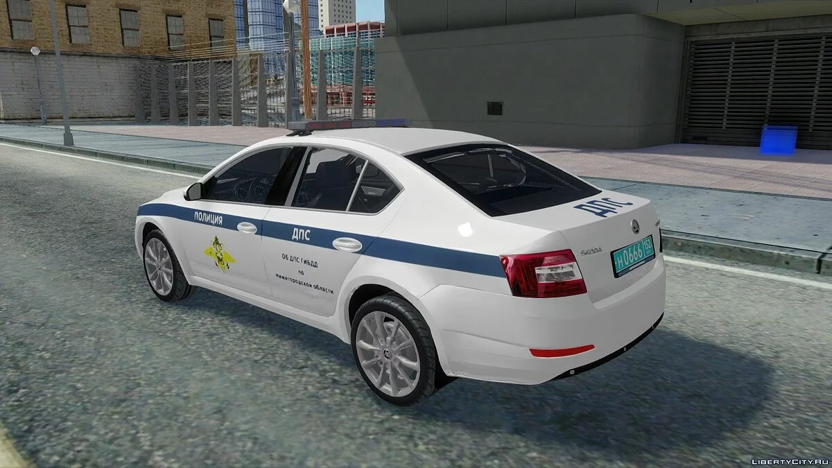 Skoda Octavia A7 ДПС / GTA San Andreas