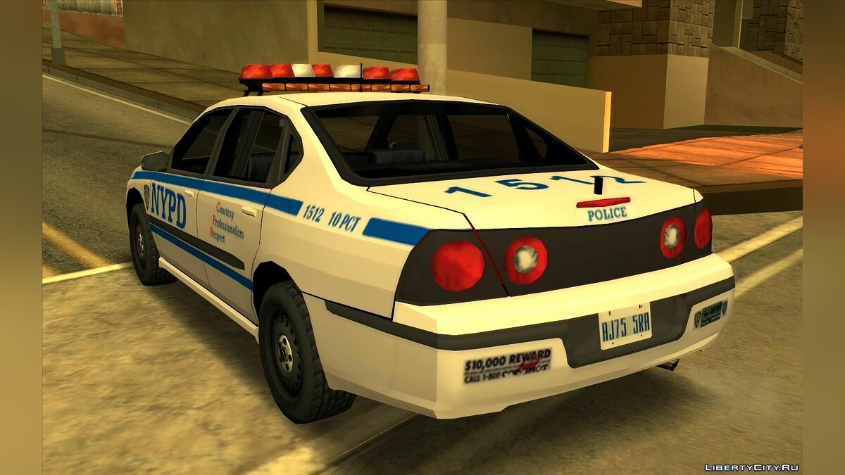 Chevrolet impala police gta 5 фото 32