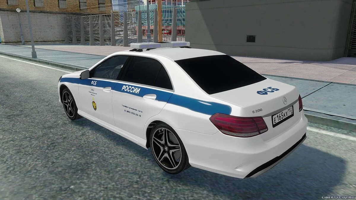 Mercedes-Benz E200 FSB of Russia / GTA San Andreas