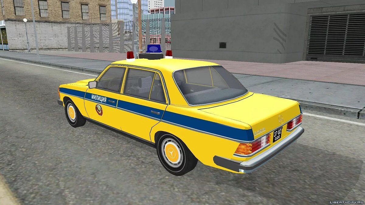 Mercedes-Benz W123-240D Soviet Police / GTA San Andreas