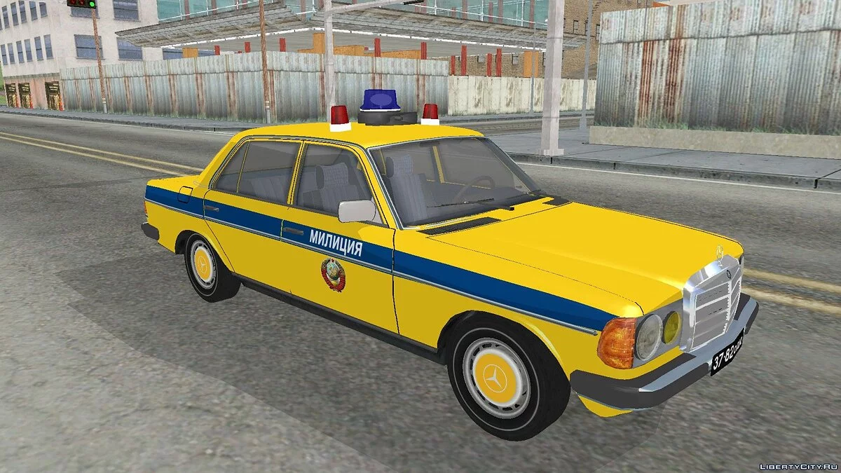 Mercedes-Benz W123-240D Soviet Police / GTA San Andreas