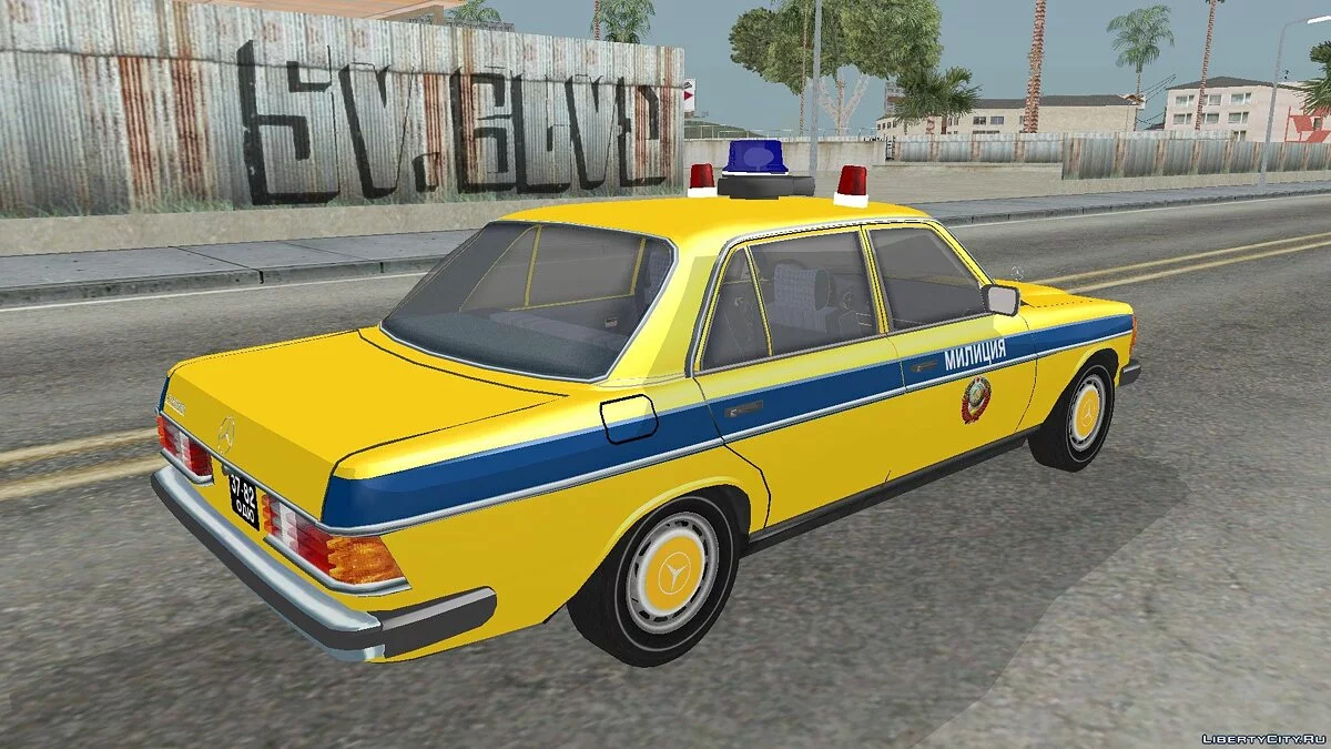 Mercedes-Benz W123-240D Soviet Police / GTA San Andreas