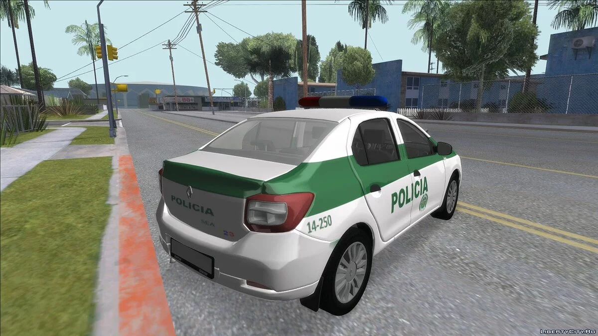 Renault Logan Policia Colombia / GTA San Andreas