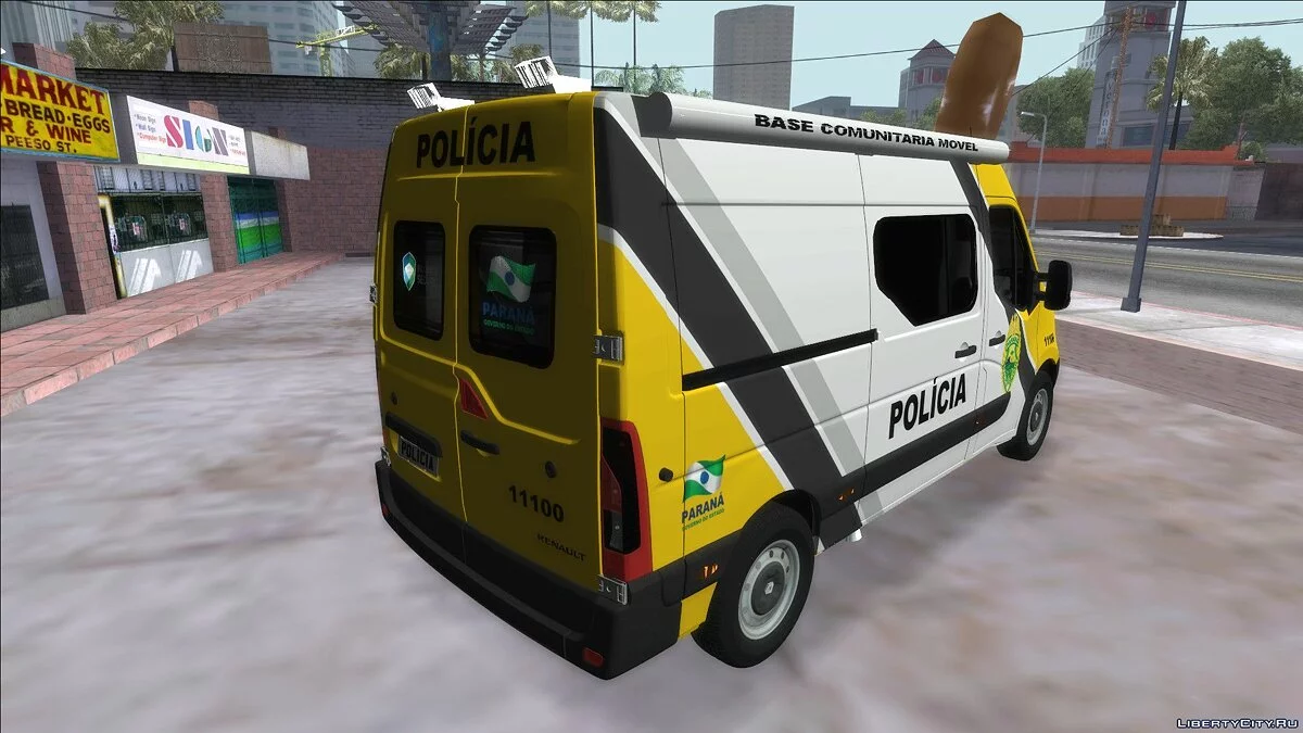 Renault Master 2017 (Поліція Мілітар до Парани) / GTA San Andreas