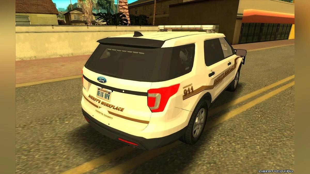 2017 Ford Explorer Місце роботи шерифа округу Файєтт / GTA San Andreas
