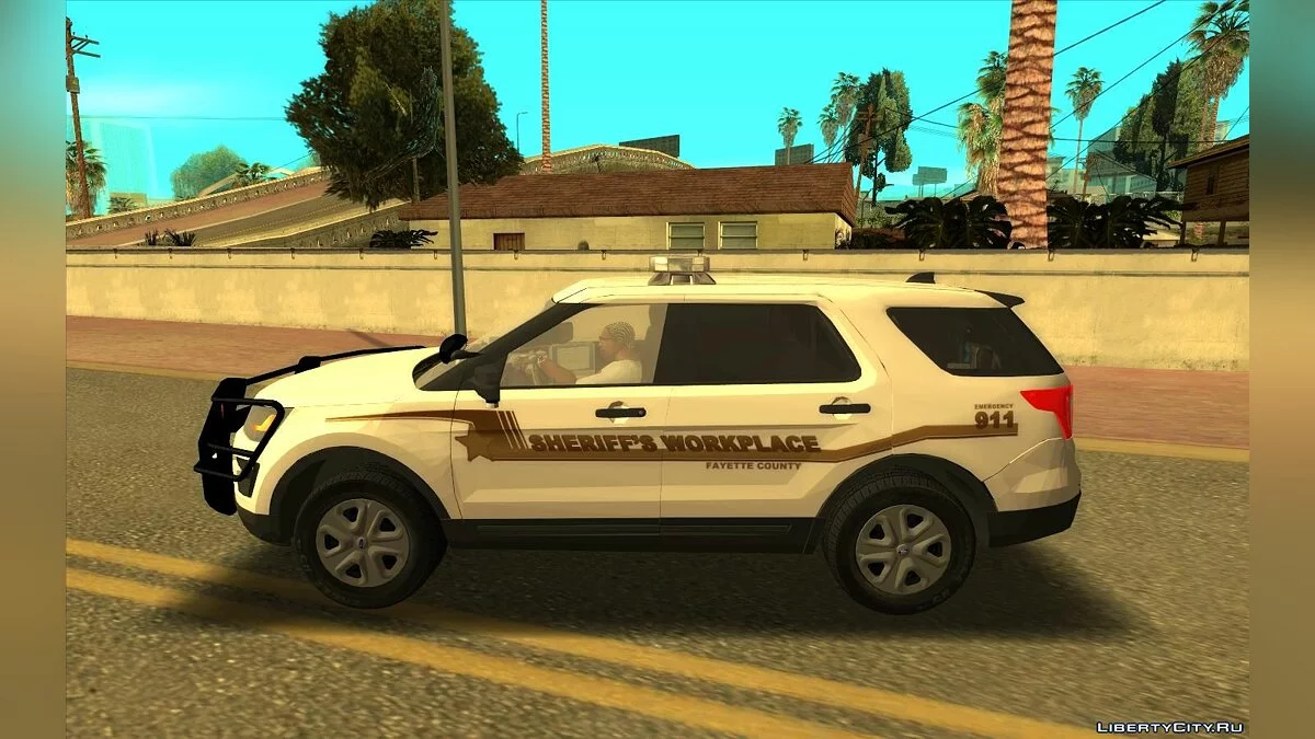 2017 Ford Explorer Місце роботи шерифа округу Файєтт / GTA San Andreas