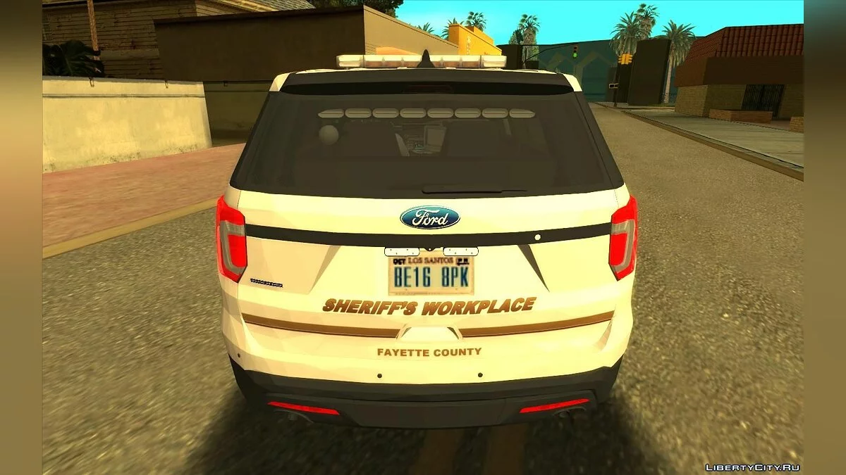 2017 Ford Explorer Місце роботи шерифа округу Файєтт / GTA San Andreas