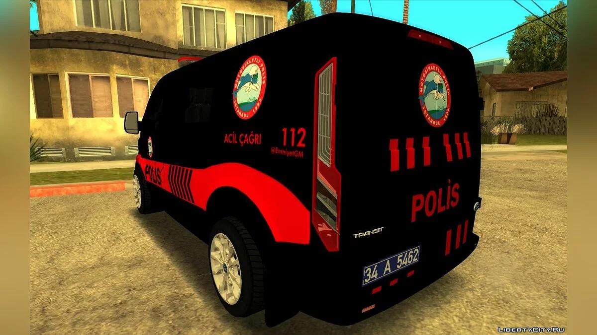 2018 Ford Transit Custom Police Dolphin Force / GTA San Andreas