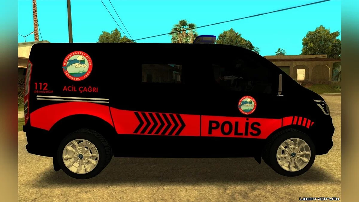 2018 Ford Transit Custom Police Dolphin Force / GTA San Andreas
