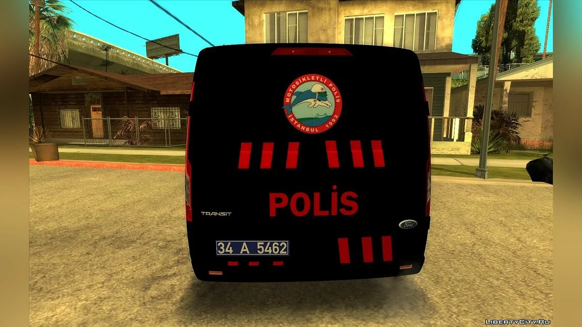 2018 Ford Transit Custom Police Dolphin Force / GTA San Andreas