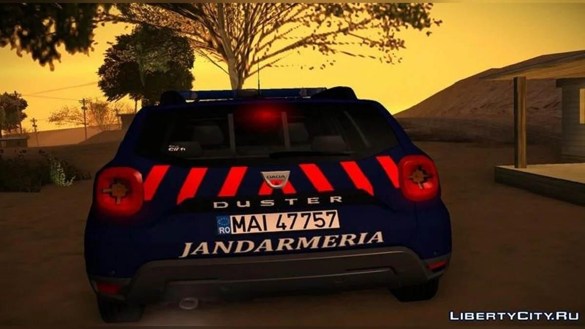 Dacia Duster Jandarmeria / GTA San Andreas