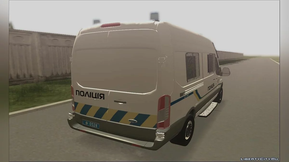 Ford Transit Policía de Ucrania / GTA San Andreas