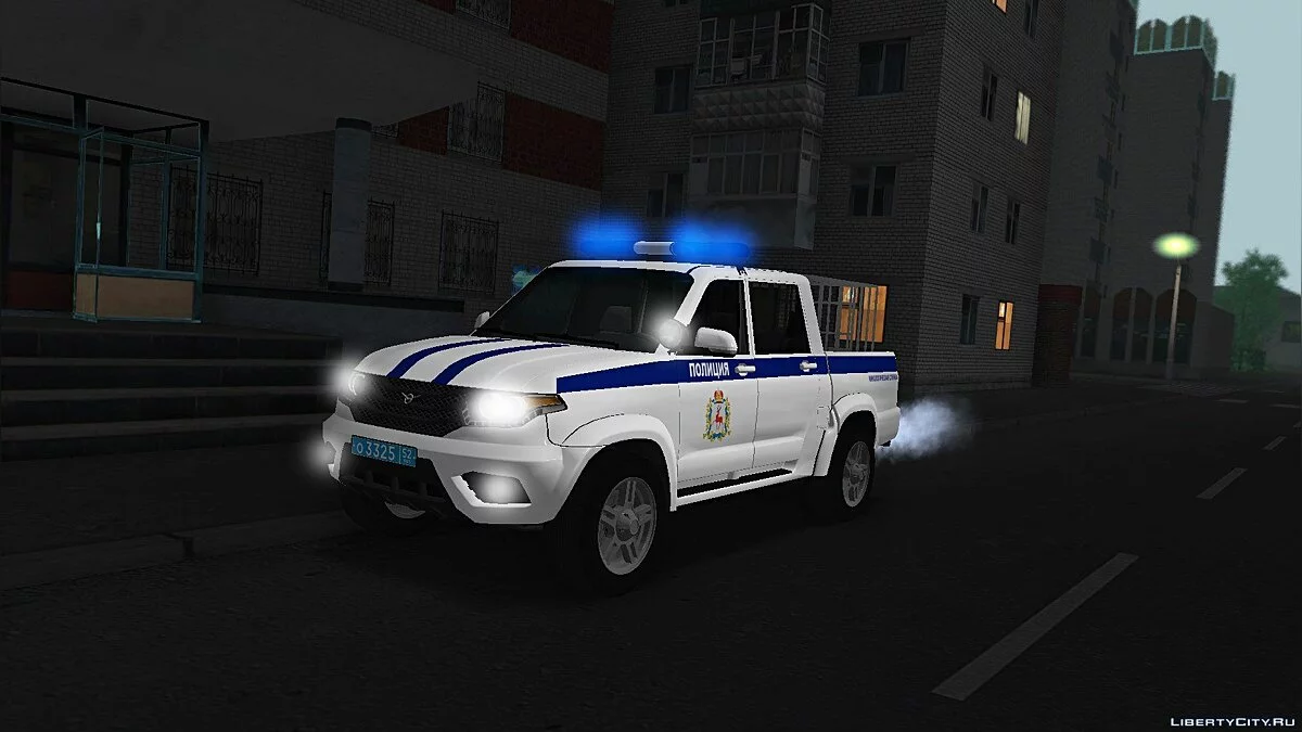UAZ Patriot Pickup Policía (Servicio Canino) / GTA San Andreas