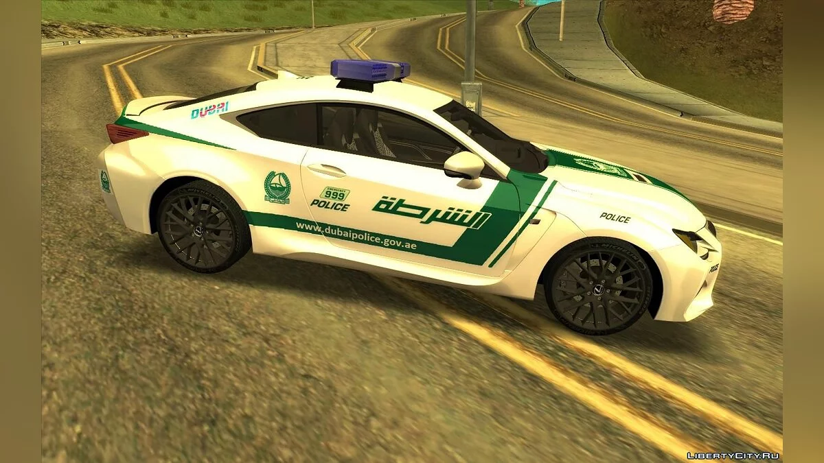 Lexus RC-F - Dubai Police / GTA San Andreas