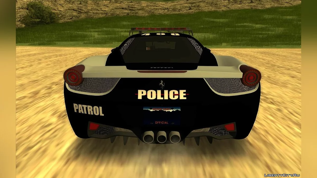 Ferrari 458 Italia - Police / GTA San Andreas