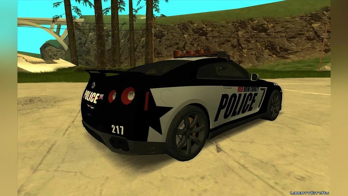 نيسان GT-R النسخة السوداء - الشرطة / جي تي إيه سان أندرياس