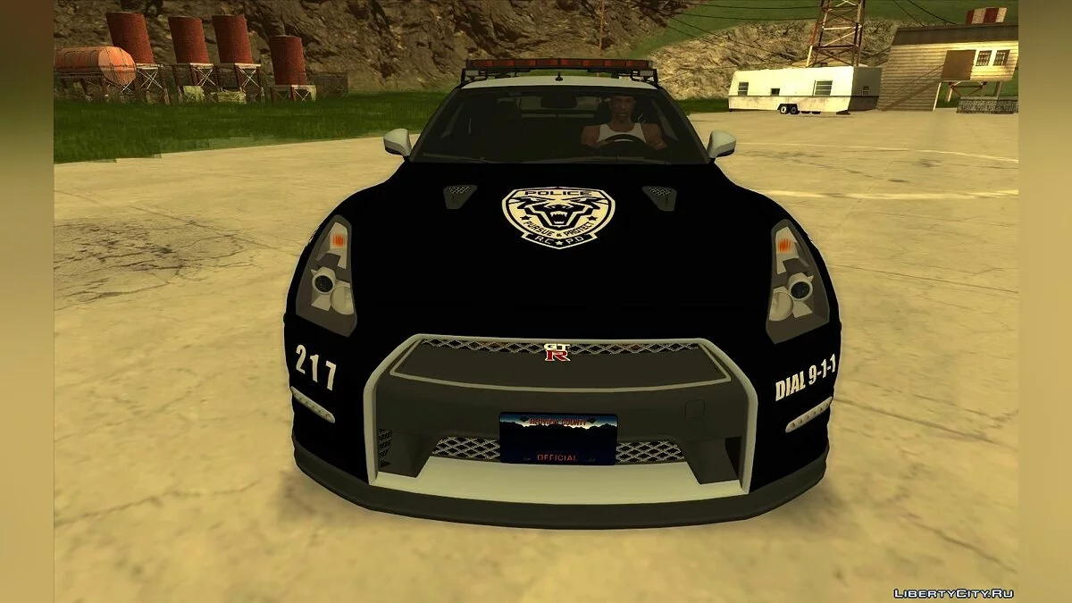 نيسان GT-R النسخة السوداء - الشرطة / جي تي إيه سان أندرياس