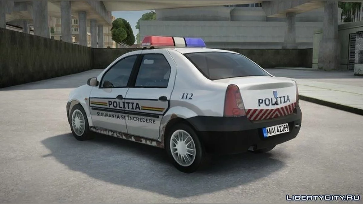 达契亚·洛根·罗马尼亚警察生锈 / GTA San Andreas