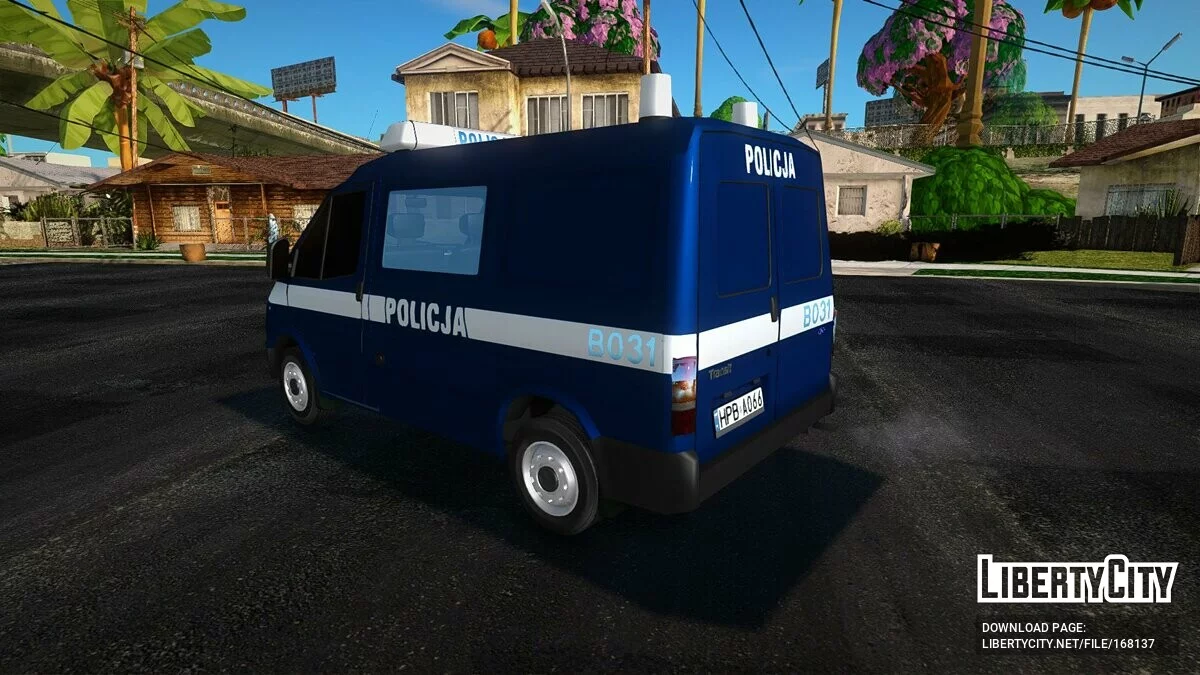 福特 Transit 1999 - 警察 / GTA San Andreas