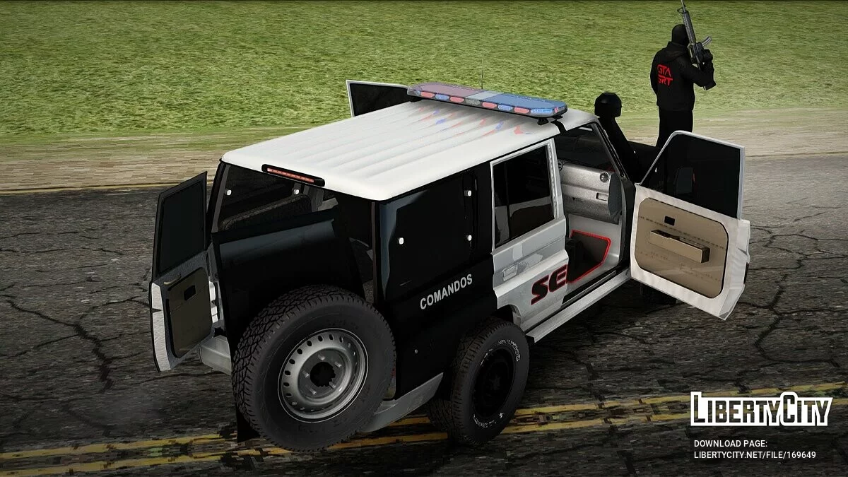 Toyota Land Cruiser Sibin Proteções Pessoais / GTA San Andreas