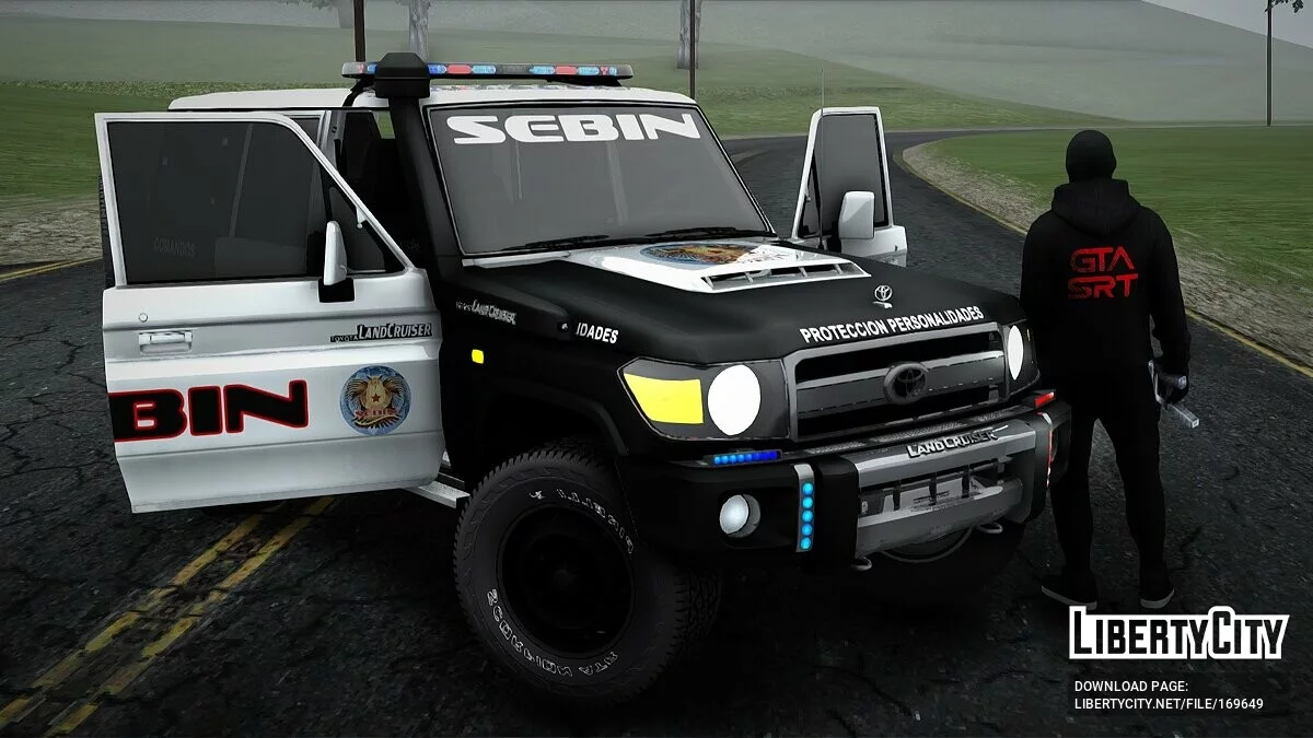 Toyota Land Cruiser Sibin Proteções Pessoais / GTA San Andreas