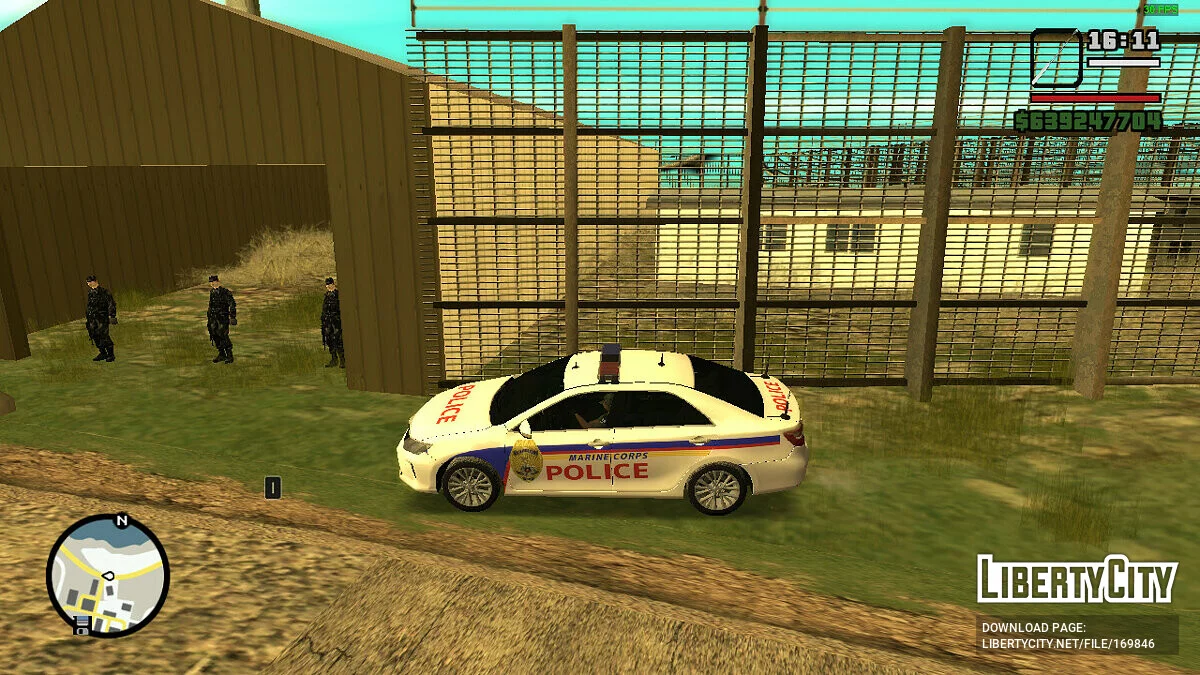 Toyota Camry - Police Militaire USMC / GTA San Andreas